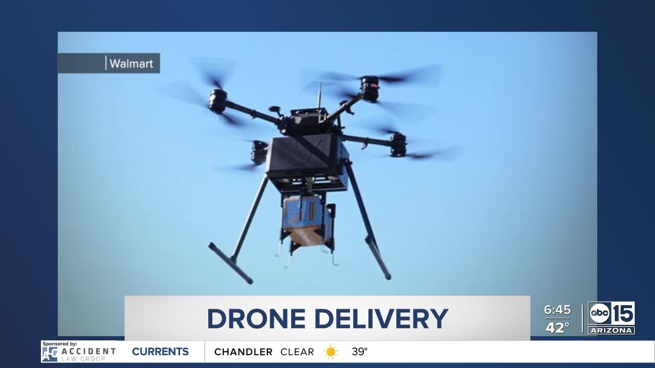 Walmart begins drone delivery in the Valley