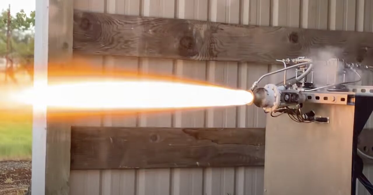 Rocket Engine Sounds Like STAR WARS Tie Fighter