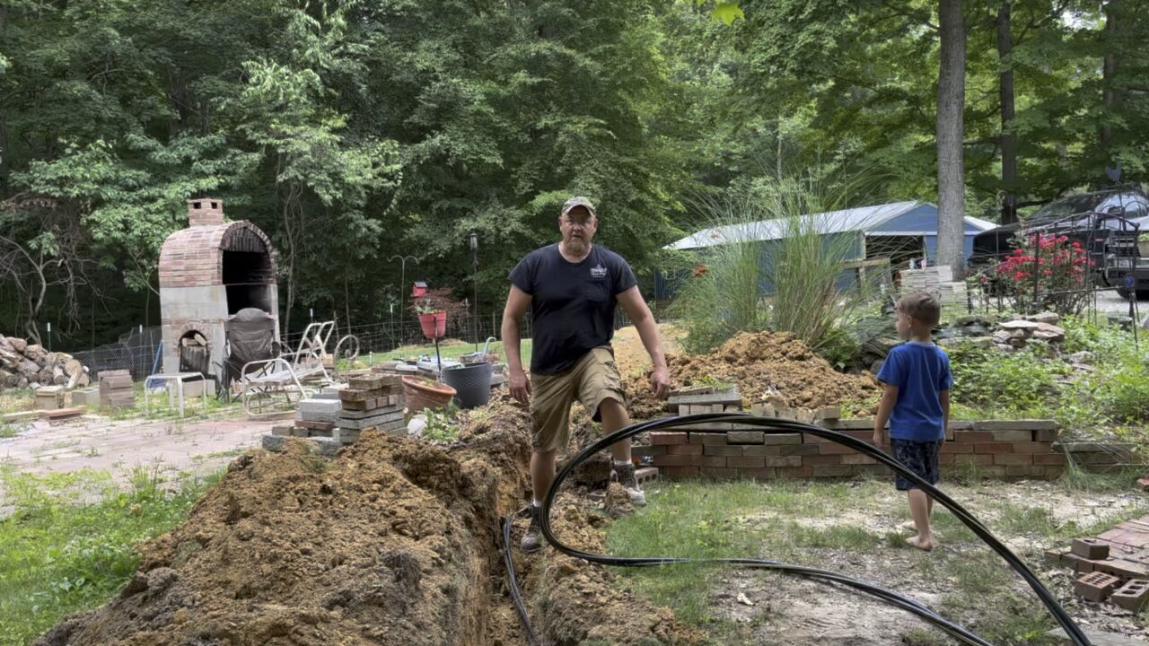 Running Underground Line From Meter to Garage