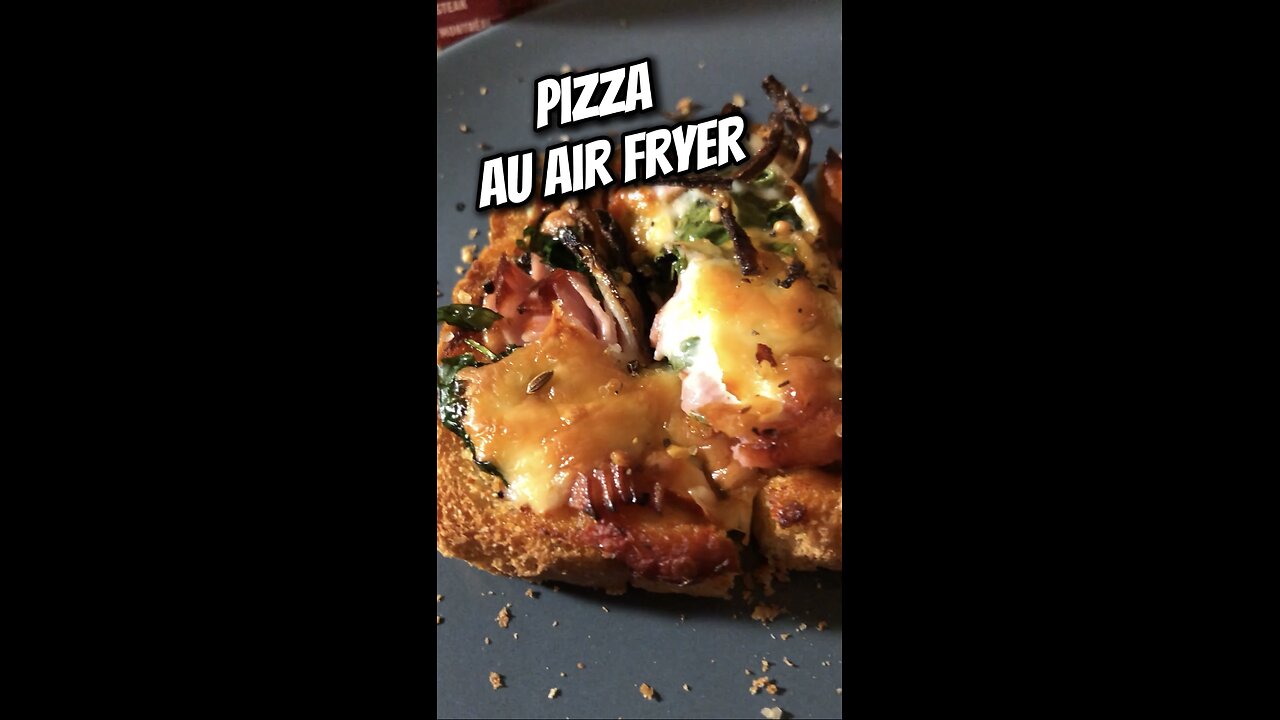 PIZZA au Air Fryer, j’en raffole!! #airfryer #recettefacile #food #recette idée repas