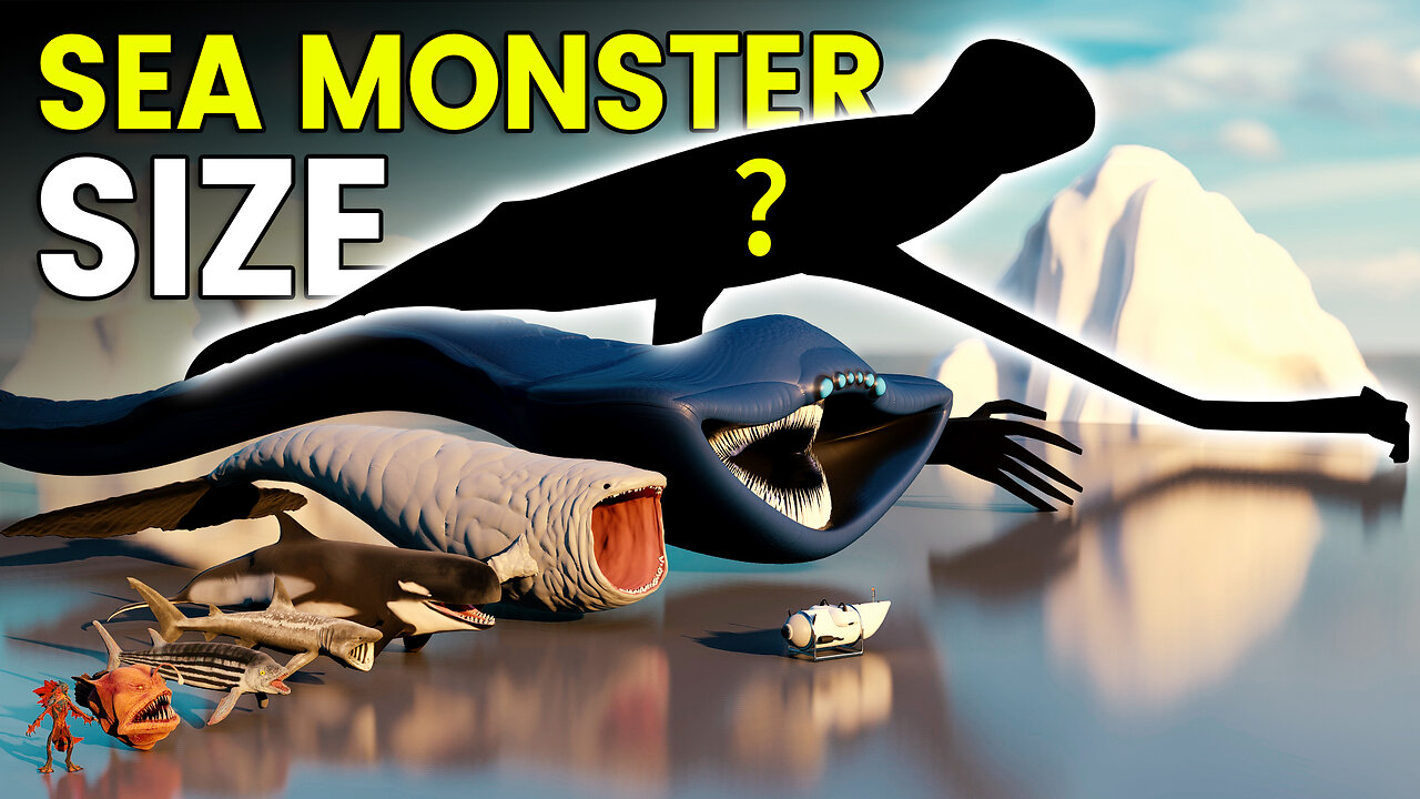 3D Sea Monsters Size Comparison | BLOOP Vs EL GRAN MAJA Vs SCP 169