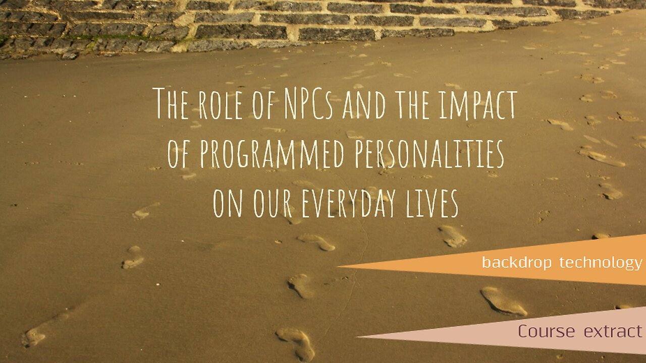 The role of NPCs and the impact of programmed personalities on our everyday lives