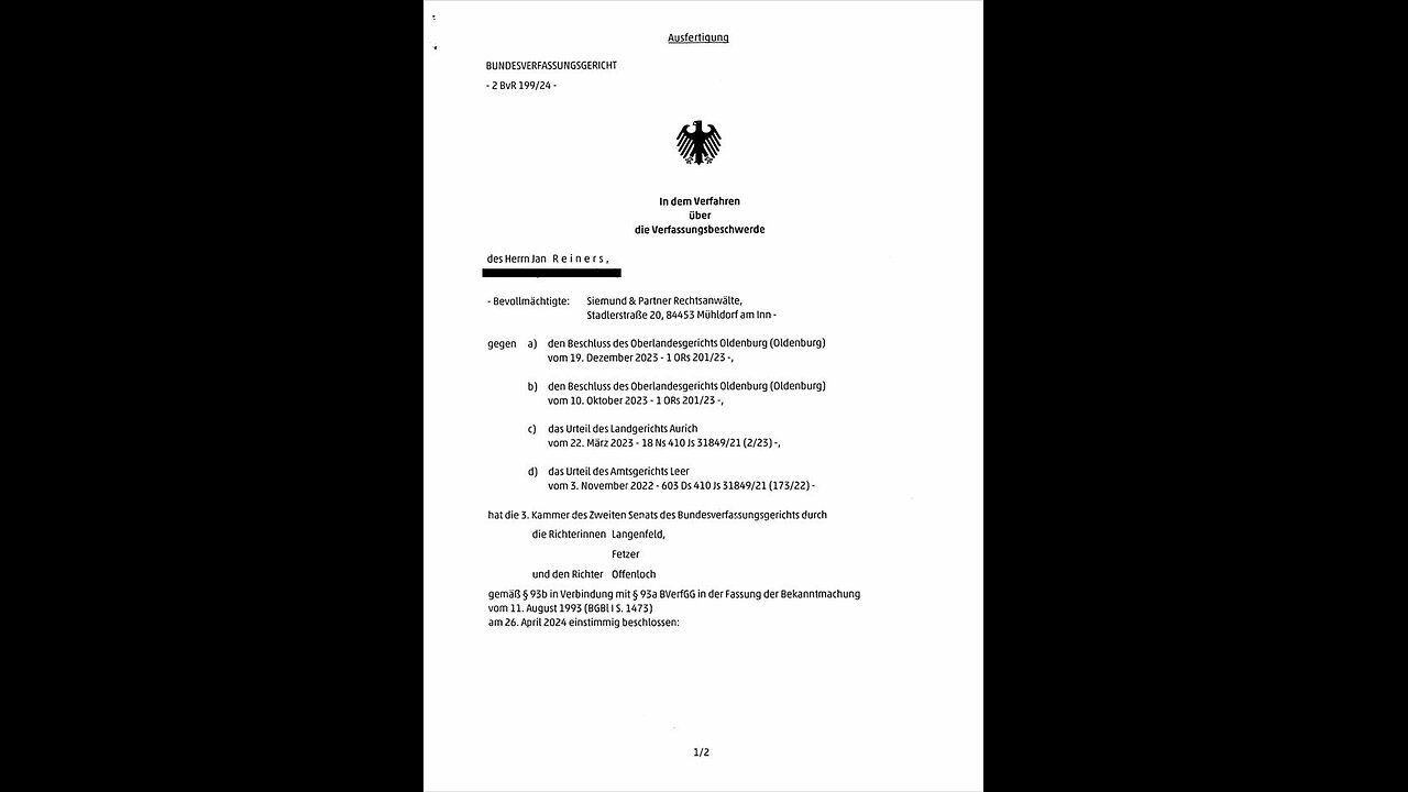 18.05.2024 - Soldaten Genozid Impfpflicht - Neues von Jan Reiners & dem Blutrichter