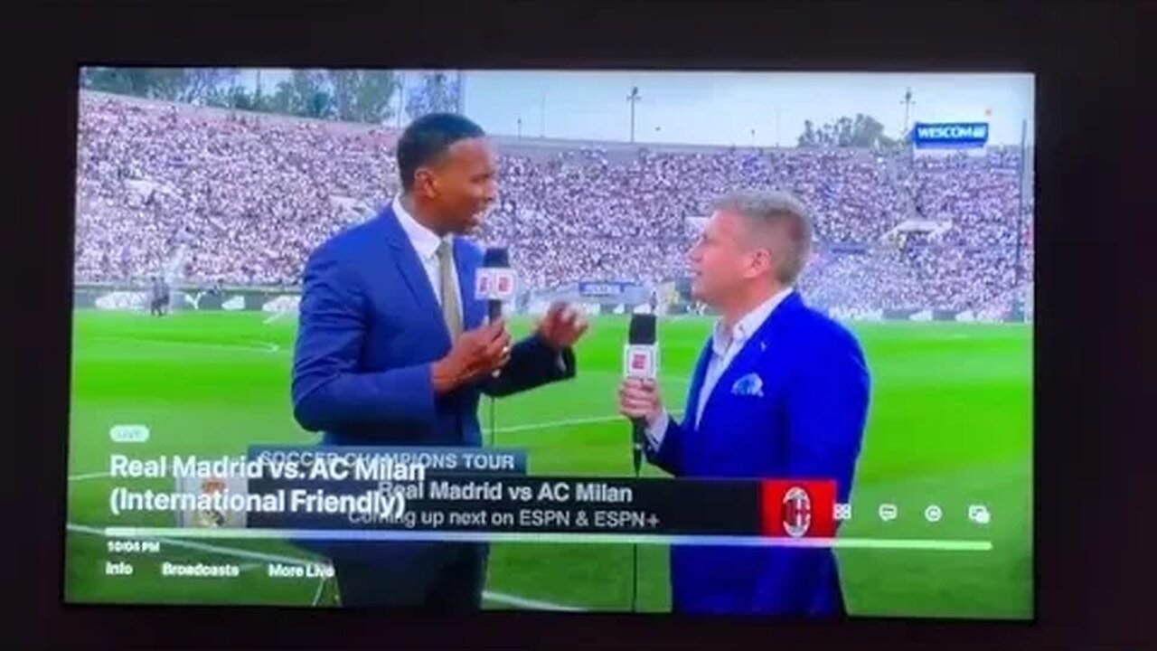 Former Goalkeeper and ESPN Commentaor Shaka Hislop faints on live tv