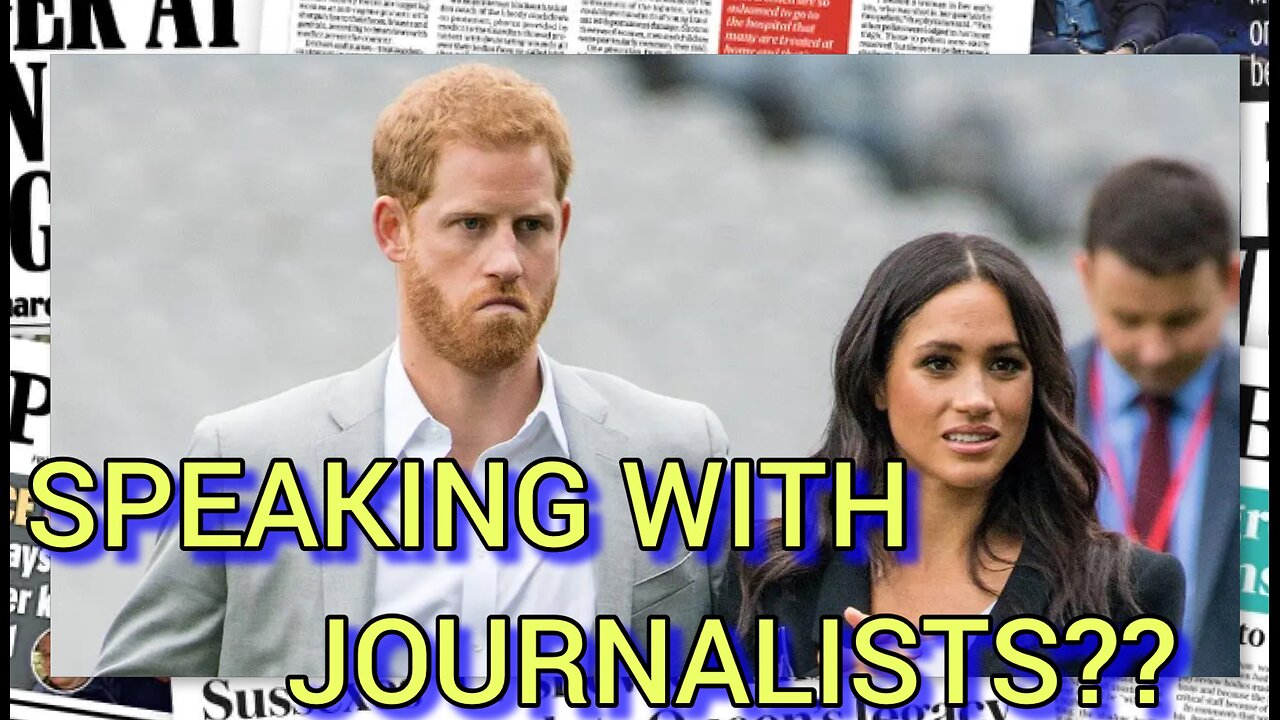 EXPOSED!! Harry & Meghan SPEAKING with British Reporters