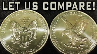 American Silver Eagle: Type 1 Vs Type 2! Let's Compare!