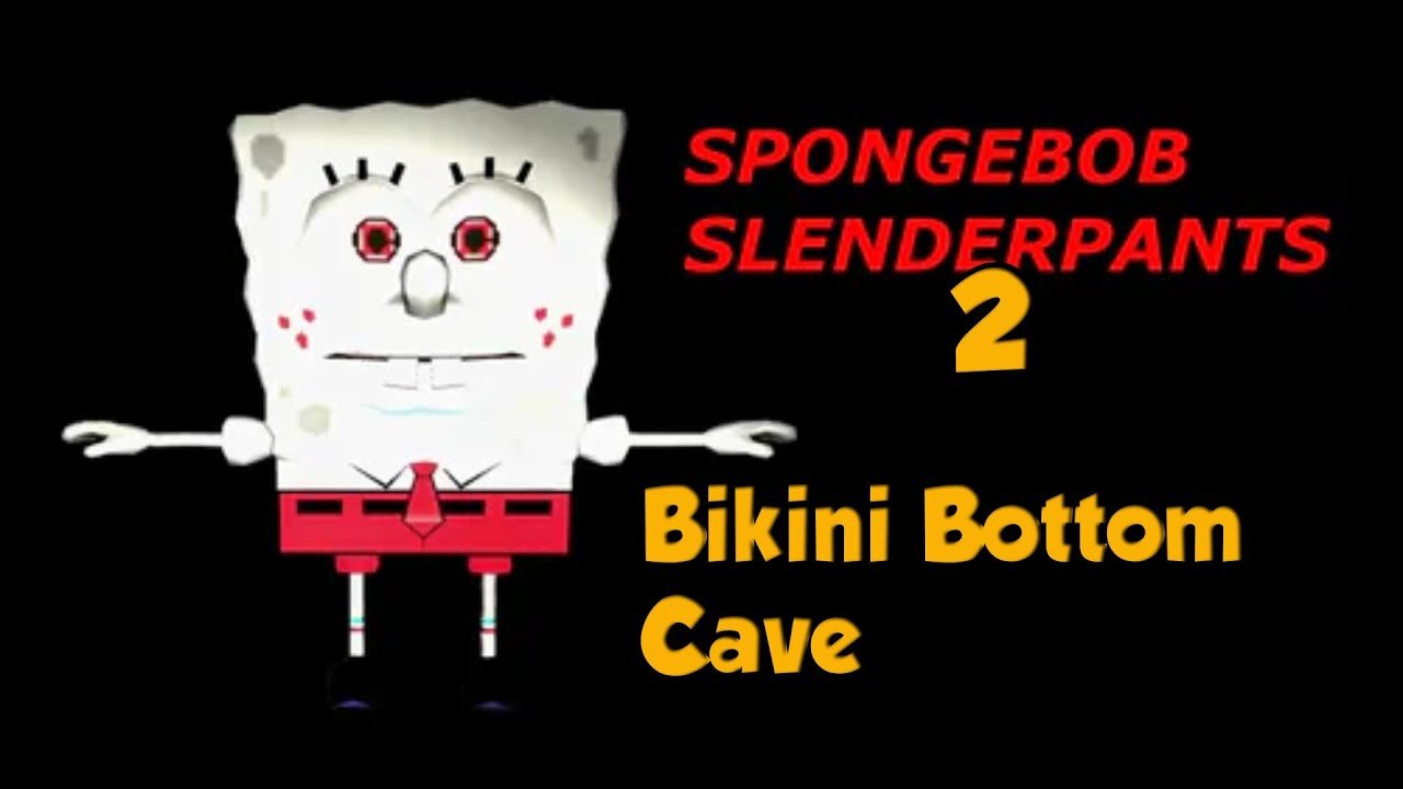SpongeBob Slenderpants 2-Bikini Bottom Cave(all 10 Golden Spatulas) w/Tailsly