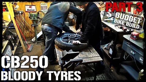 CB250 Build - PART 3. Stale Fuel & Bloody Tyres!