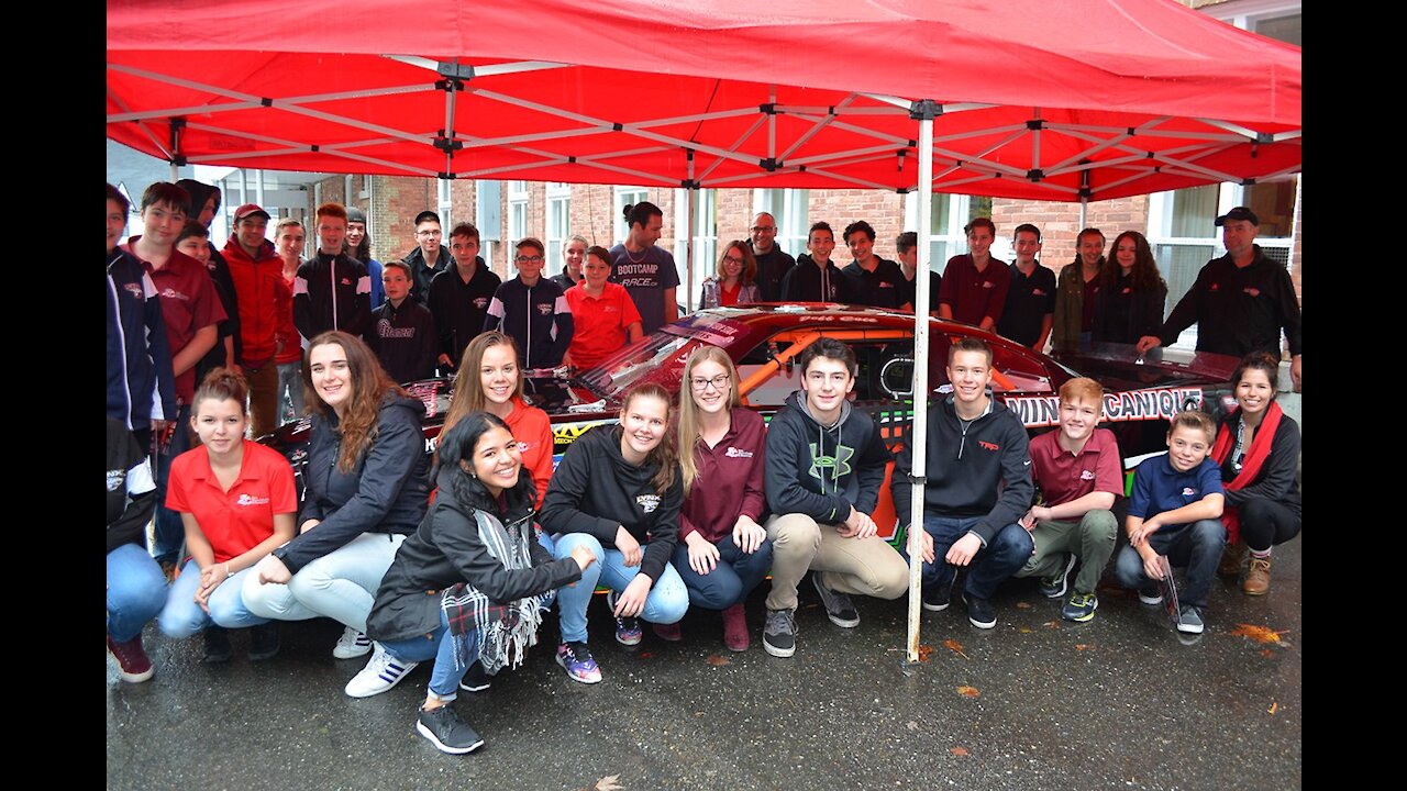 Raphaël Lessard à l’École Jésus-Marie de Beauceville