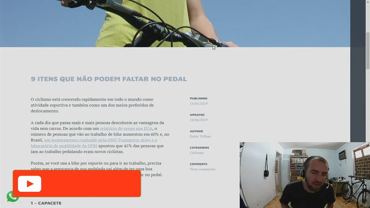 9 coisas que não podem faltar no pedal