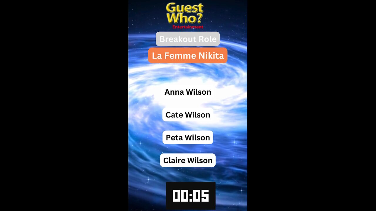 Guest Who #96 Quiz, Info, Facts and a Quote! | La Femme Nikita