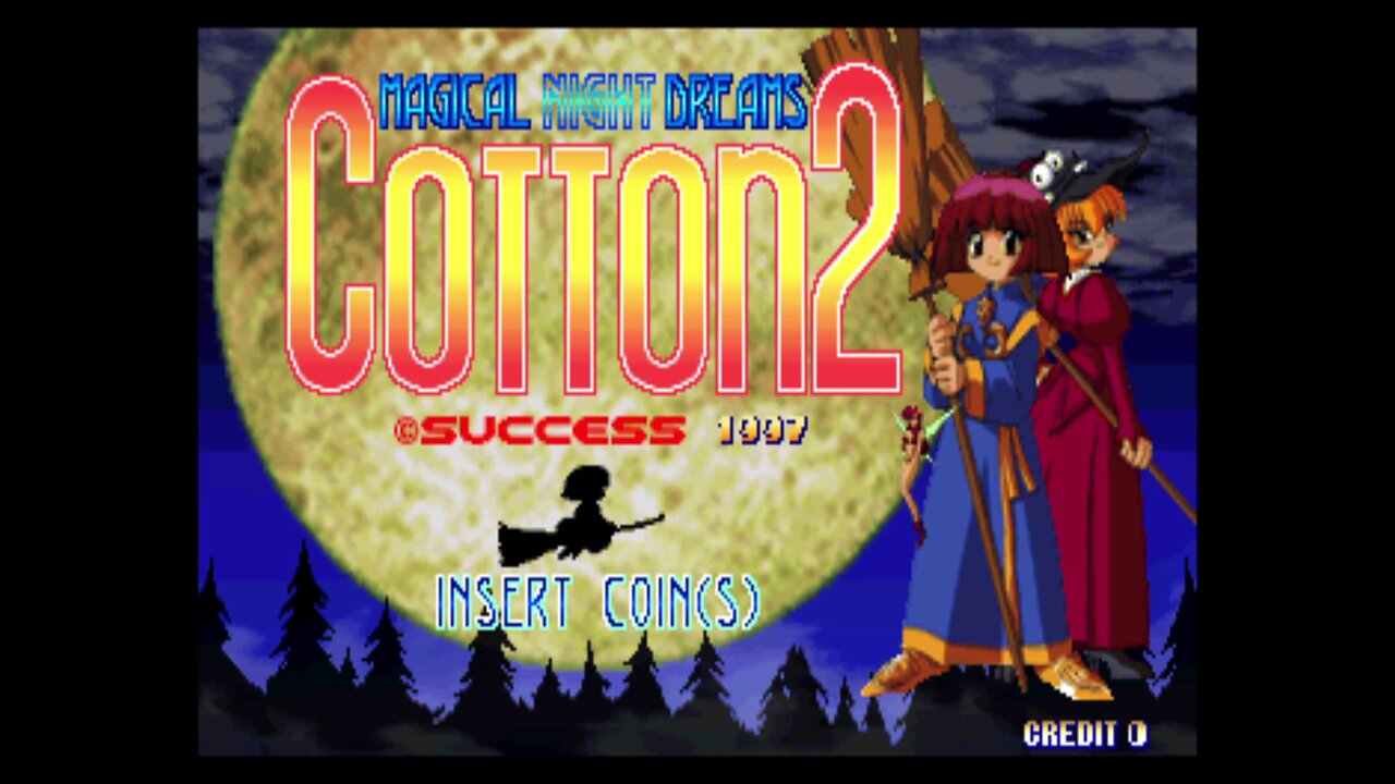 Cotton 2 Arcade Game, Sega - Success 1997, playthrough