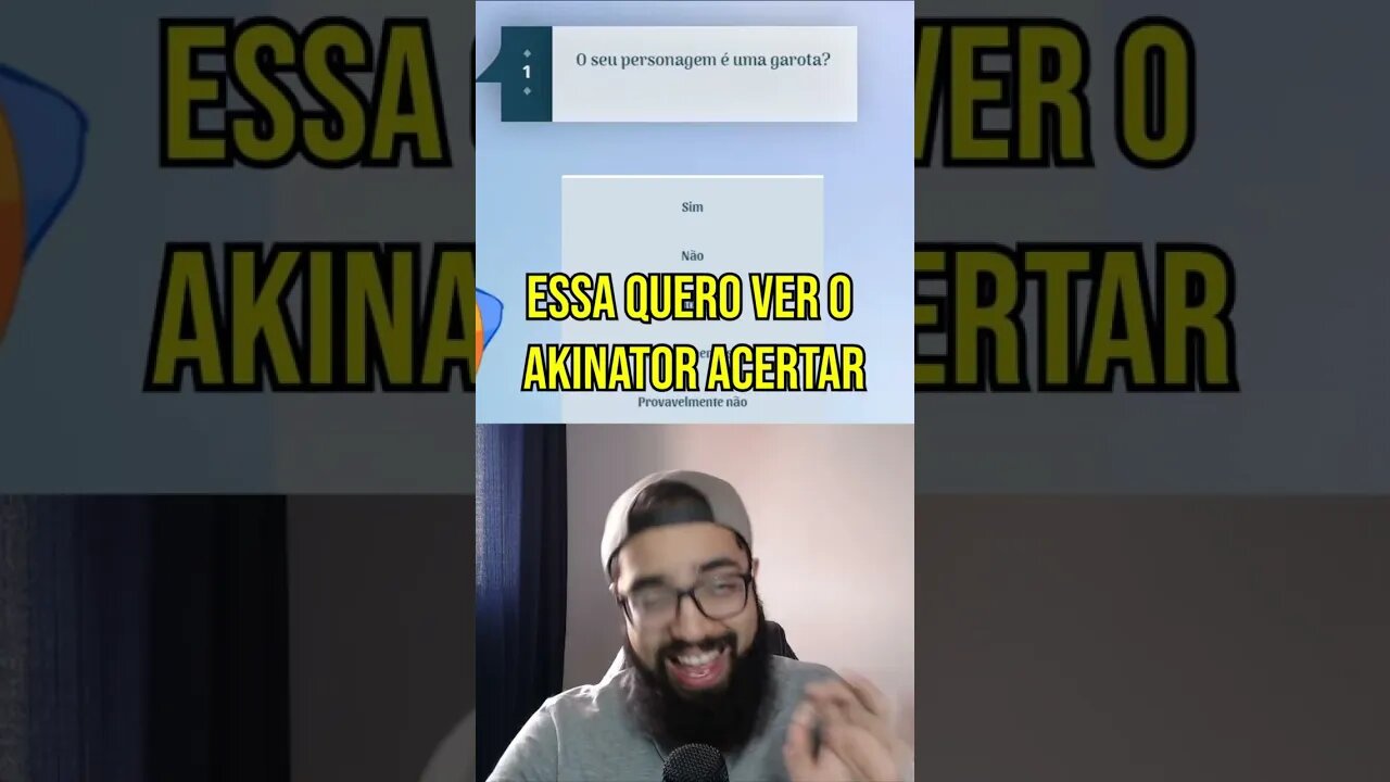 Será que o Akinator adivinha o ET Bilu KKKKKKKKKKKK