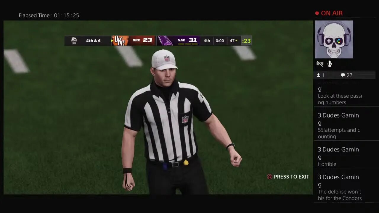 Gridiron Football League (Season 1/Week 2): Oklahoma City (1-0) @ Sacramento (1-0)