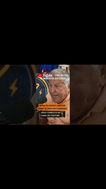 A SAÍDA DE RENATO GAÚCHO DO FLAMENGO (vídeo completo no canal) #shorts #renatogaucho
