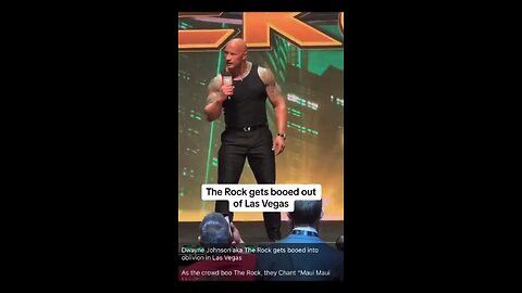 THE ROCK NEEDS TO GO DOWN !