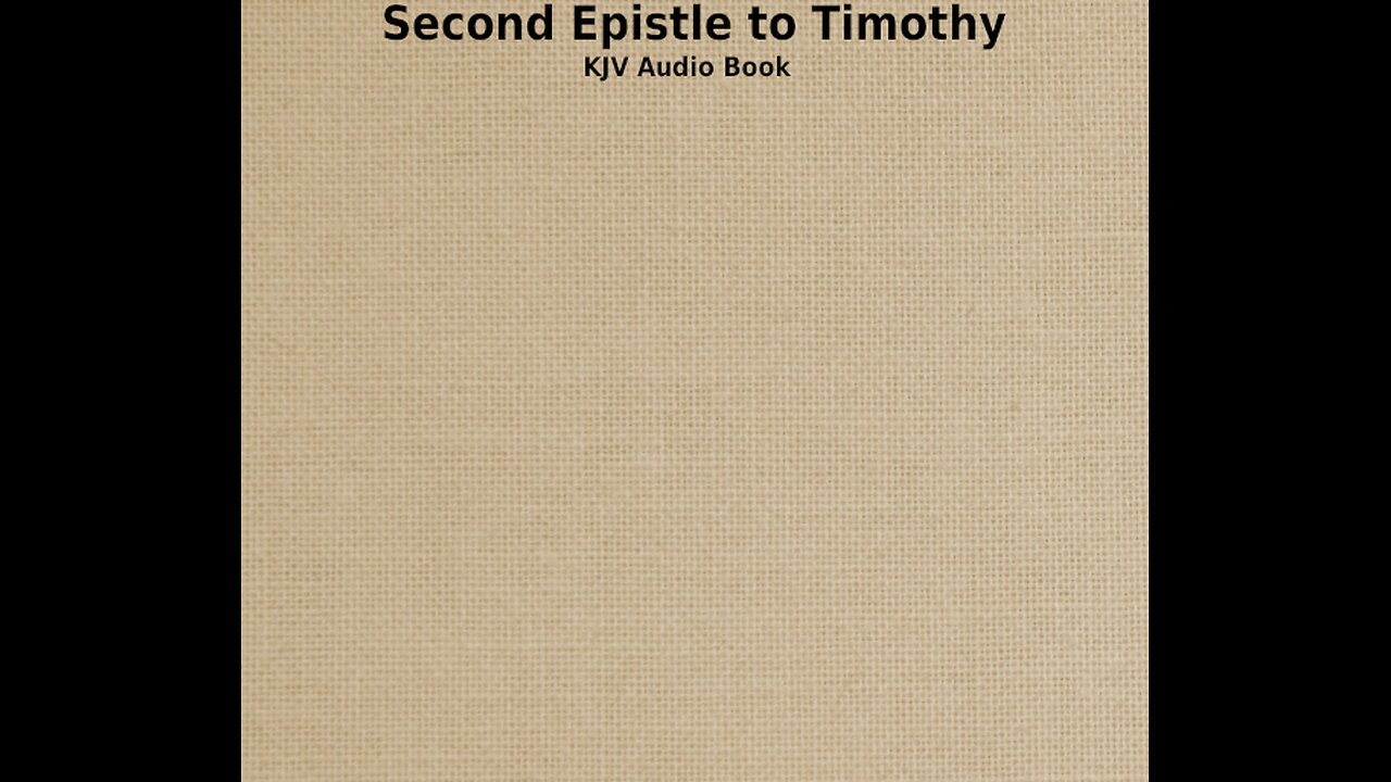 II Timothy - Ch 1 - KJV