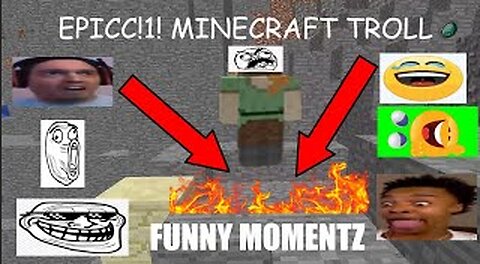 Minecraft funny EPIC TROLL moments of ALL time OF 2012 😅 😂