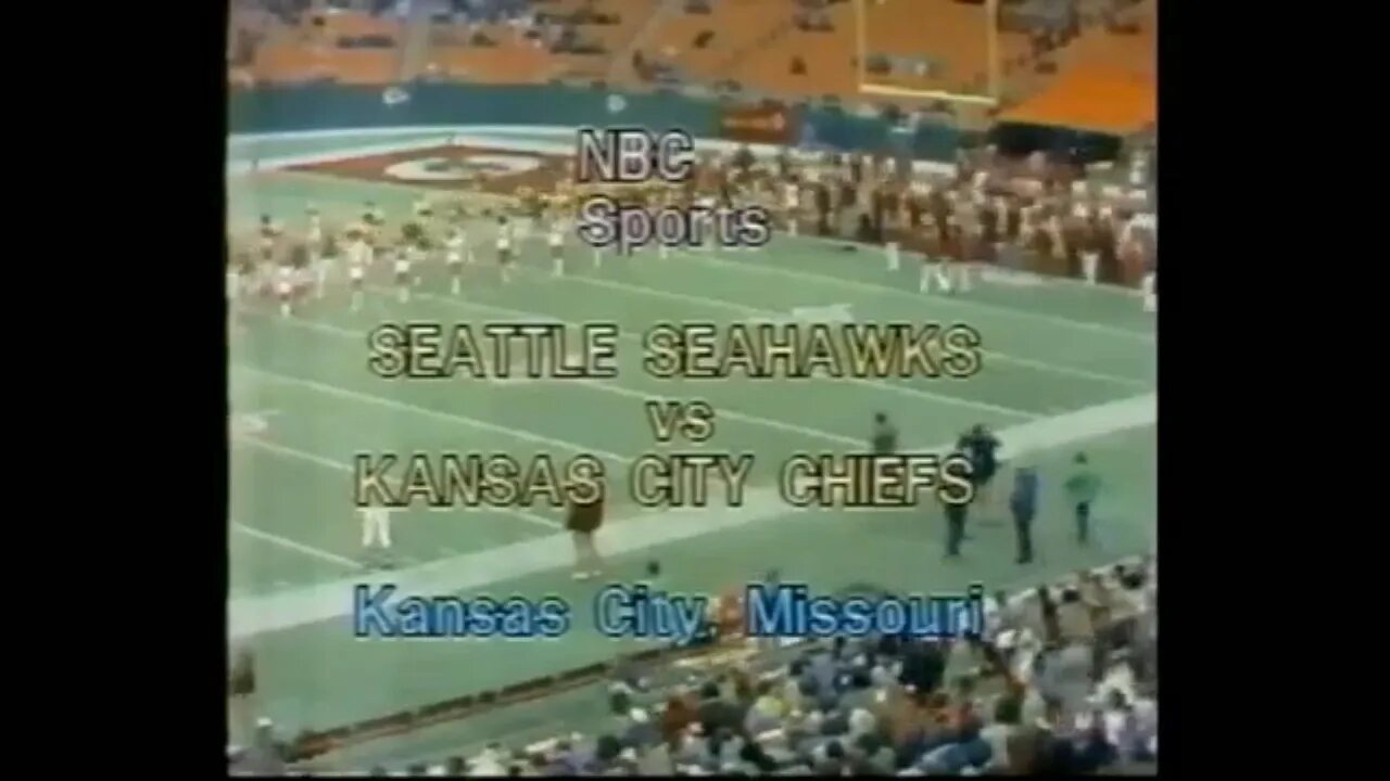 1978-11-19 Seattle Seahawks vs Kansas City Chiefs