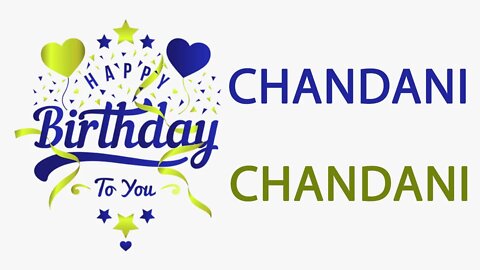 Happy Birthday to Chandani - Hindi Birthday Wish From Birthday Bash