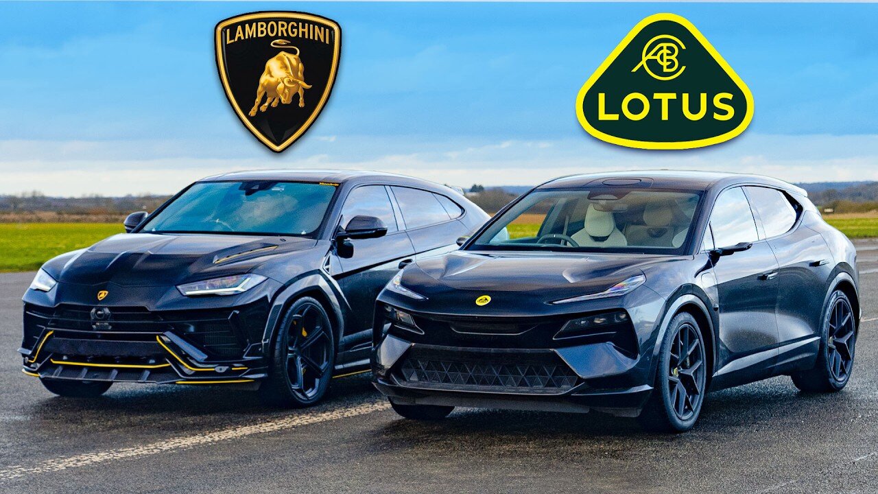 900hp Lotus Eletre R v Lambo Urus: DRAG RACE