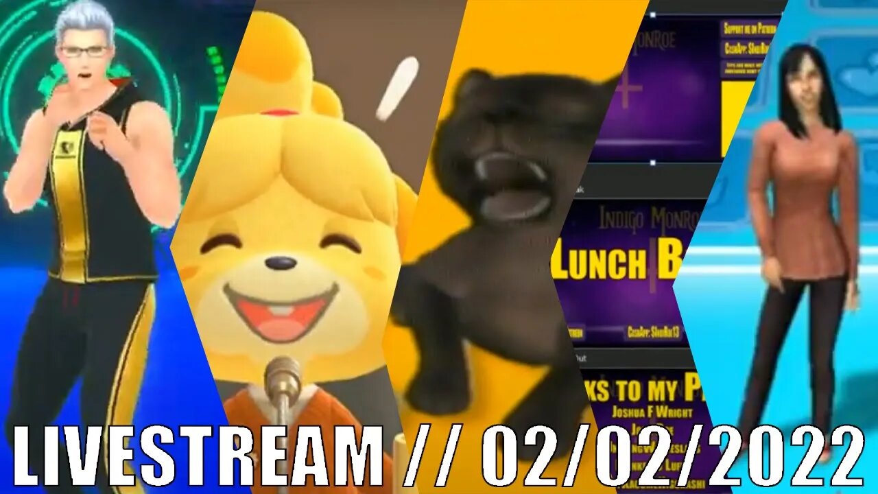 Daily Work Out + Animal Crossing + Petz: Catz 2 + Art + Sims 2 // LIVESTREAM // 02/02/2022