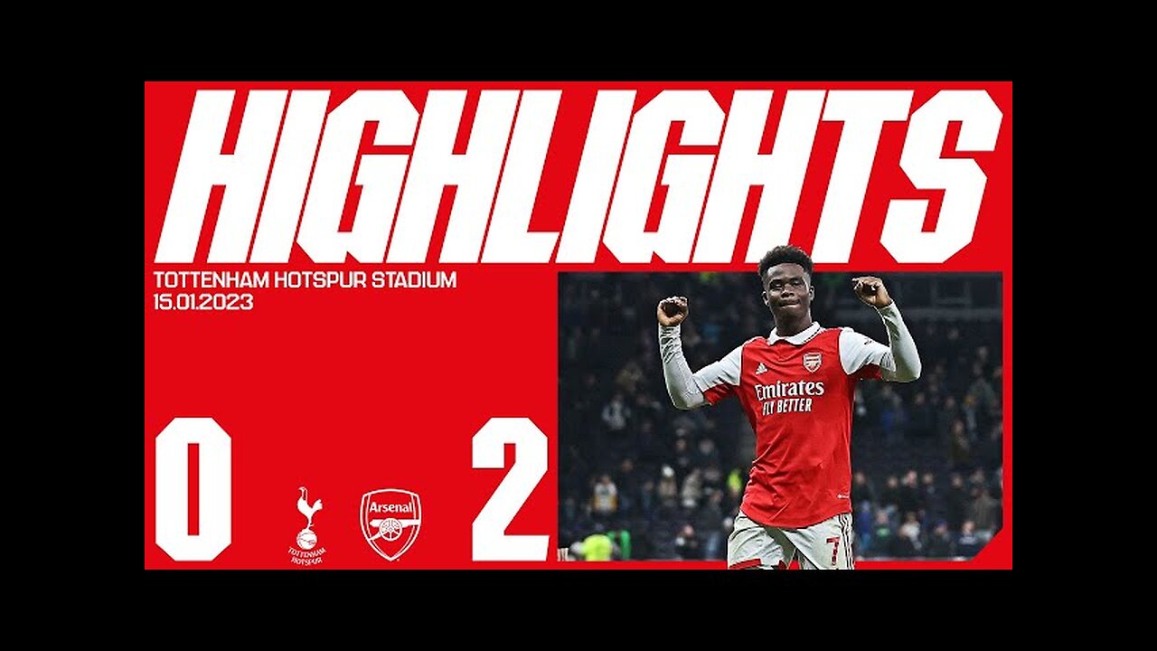HIGHLIGHTS || Tottenham Hotspur vs Arsenal 0-2