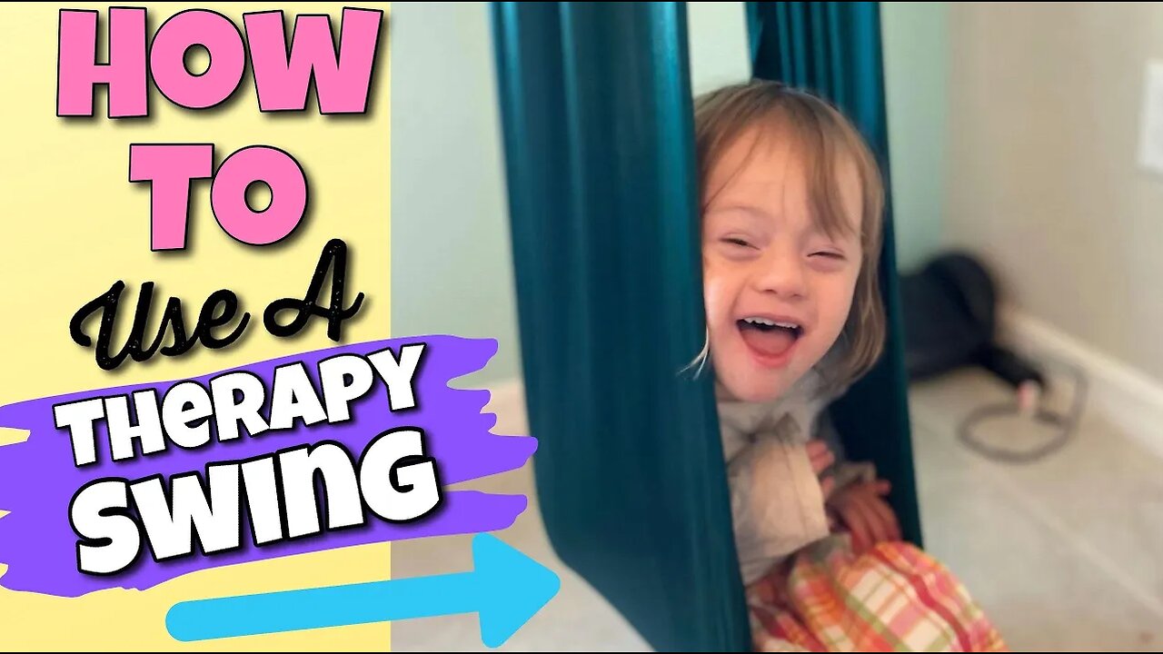 Pediatric Occupational Therapy Tips || Indoor Swing for Kids w/ Special Needs & Sensory Processing