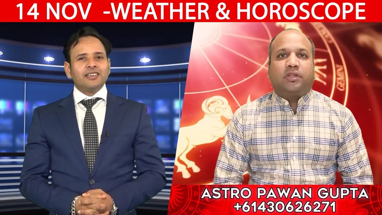 Weather Report & Horoscope - 14 NOVEMBER | VARUN TIWARI | ASTRO PAWAN