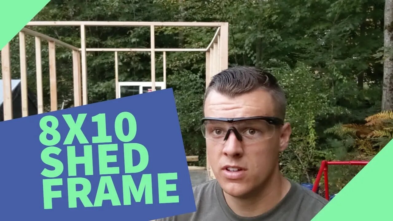 Building an 8x10 Shed Frame