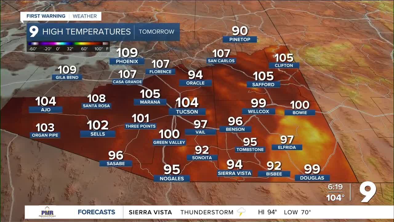 A better chance of rain arrives this weekend