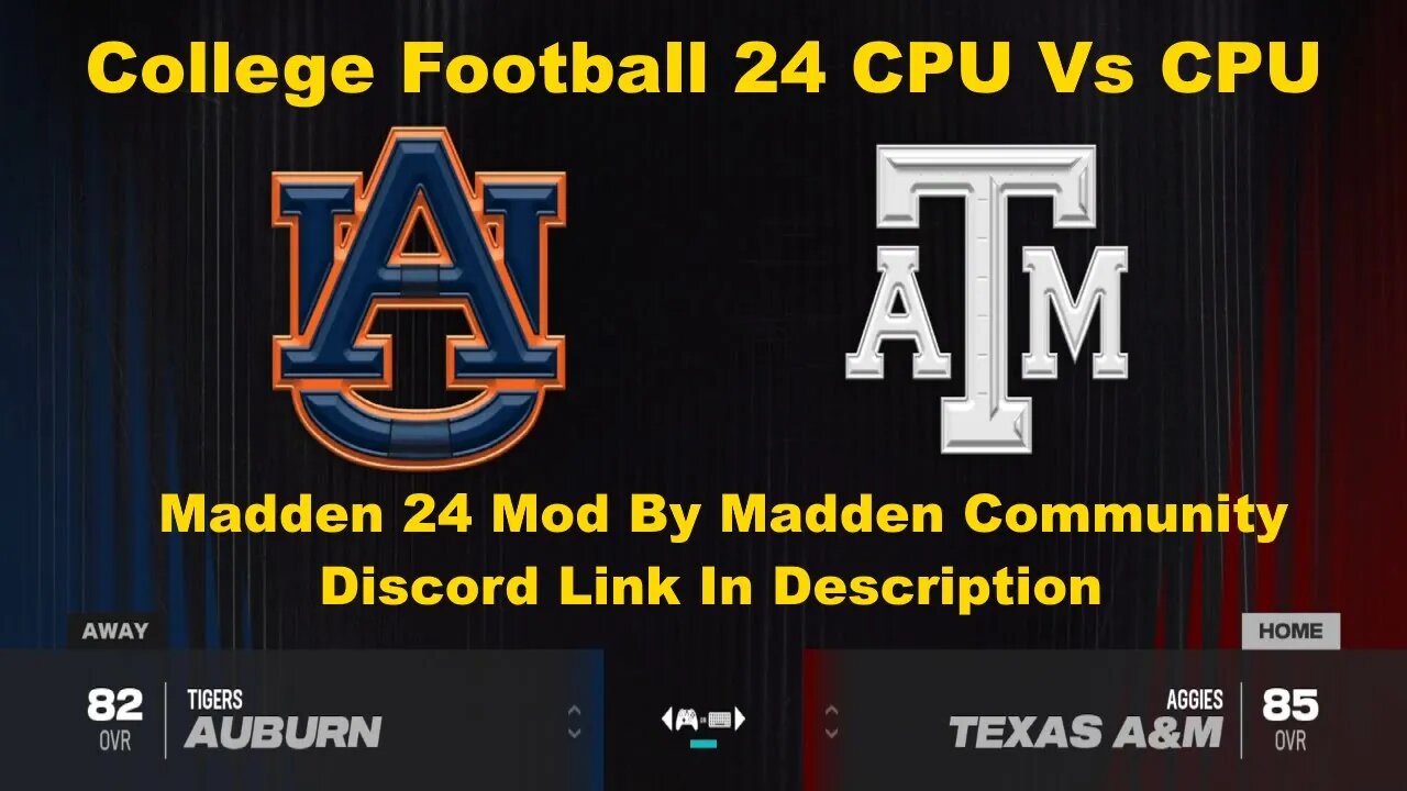 College Football 24 Tigers Vs Aggies CFB Mod