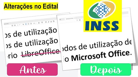 Concurso INSS – ALTERAÇÕES IMPORTANTES NO EDITAL! Veja tudo o que mudou!