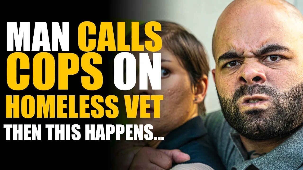 Man CALLS COPS on Homeless VET! SAD ENDING... | SAMEER BHAVNANI