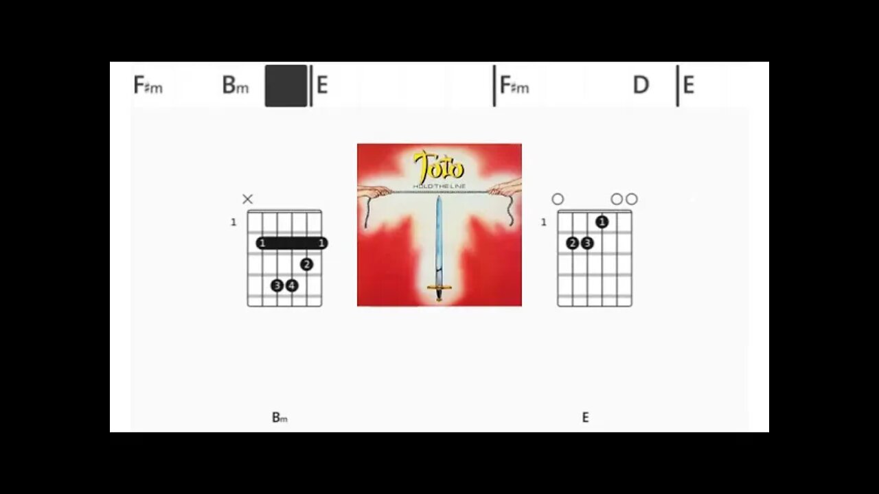 TOTO - Hold the line - Backingtrack with vocals like a karaoke