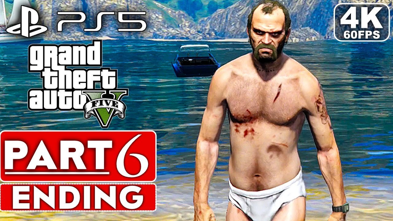 GTA 5 PS5 ENDING Gameplay Walkthrough Part 6 FULL GAME [4K 60FPS RAY TRACING]