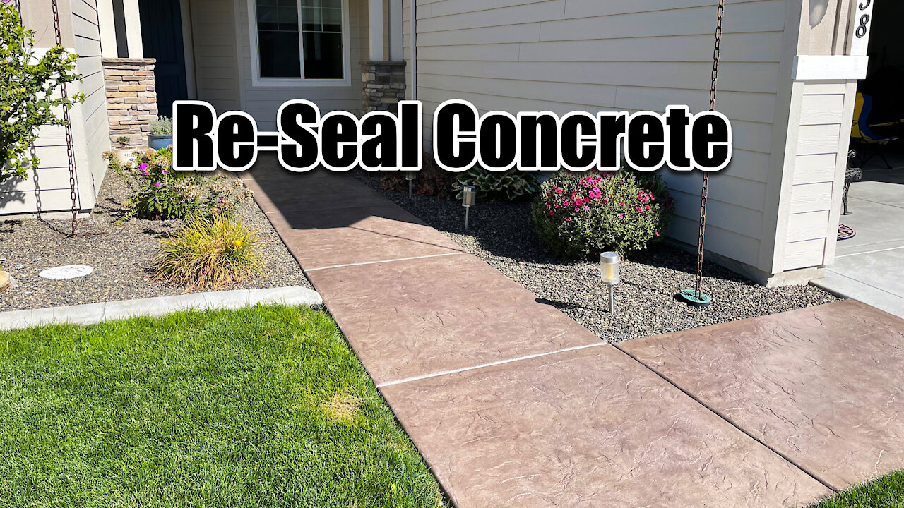 🎓 How To Re-Seal Concrete