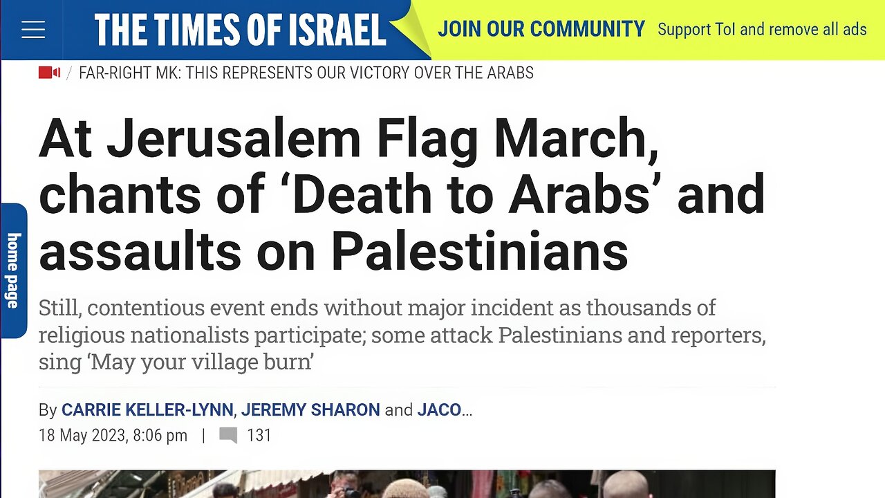 'Death to Arabs' Israeli Flag March, For Moloch