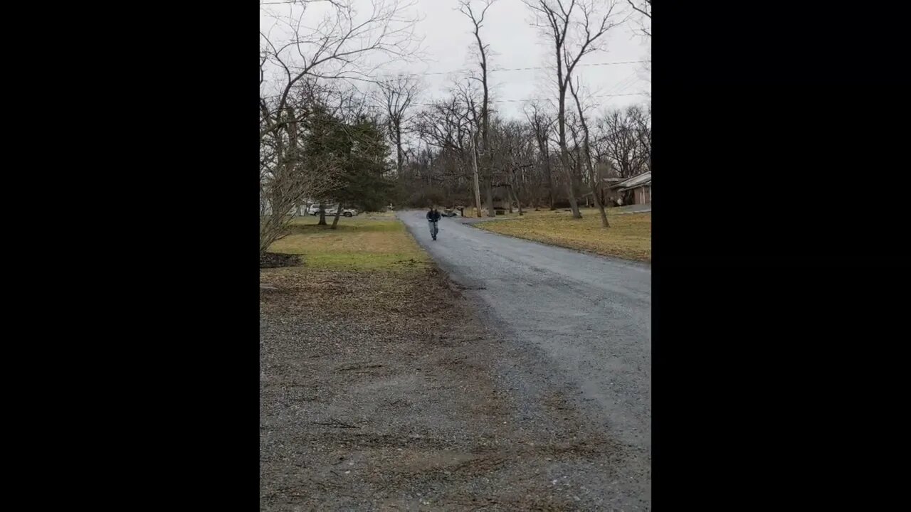 Chevy man on an electric Scooter ( homestead tessies husband - My dad )