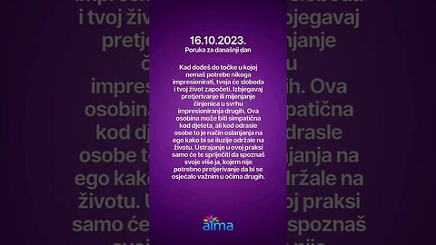 ATMA Poruka za današnji dan 16.10.2023. #inspiracija #porukadana #mudrost #motivacija