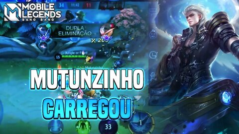 MUTUNZINHO CAIU NA MINHA PT E CARREGOU MEU ALUCARD | MLBB