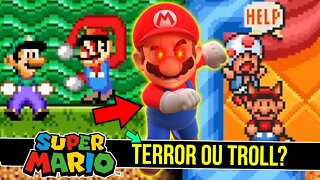 Jogo Assustador que Trolla Super Mario | Mario all Stars Pc Port #shorts