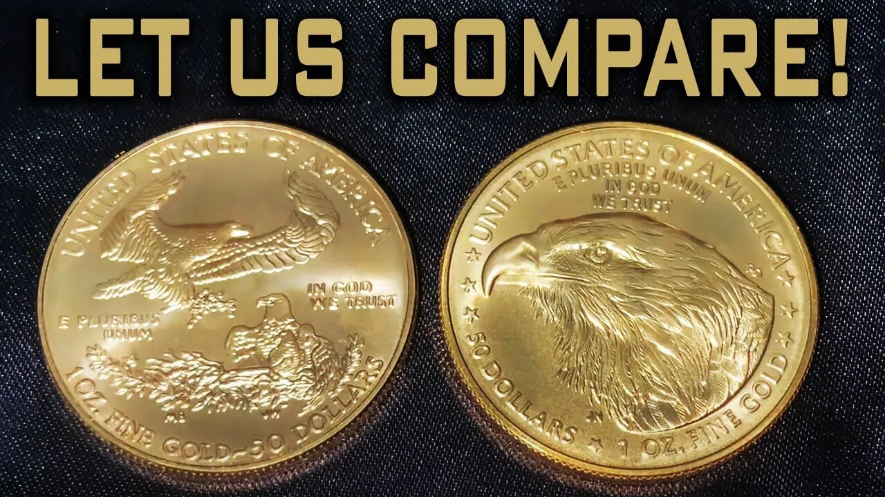 American Gold Eagle: Type 1 Vs Type 2! Let's Compare!