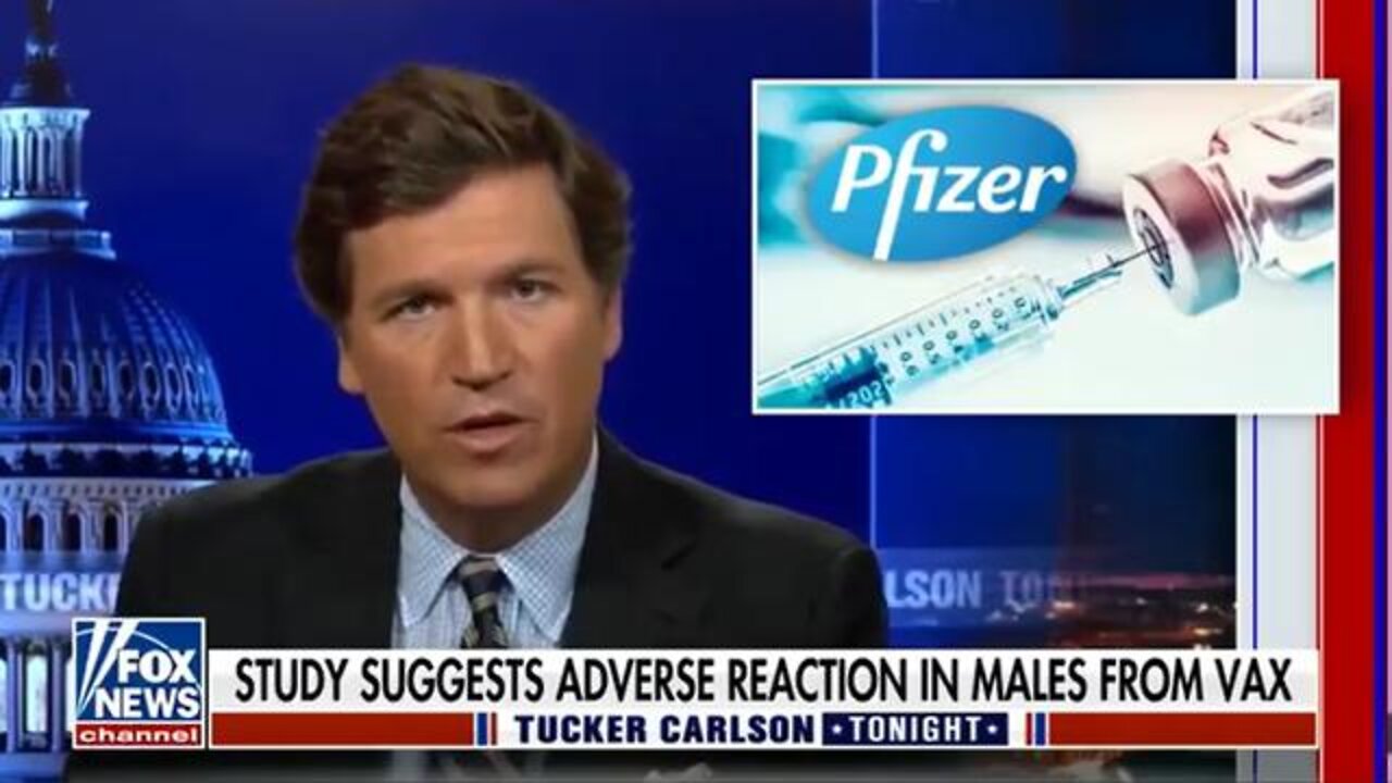 Tucker Carlson 6/23/22 On New Study That Found Lower Sperm Count In Men After 2nd Dose Of Pfizer Vax