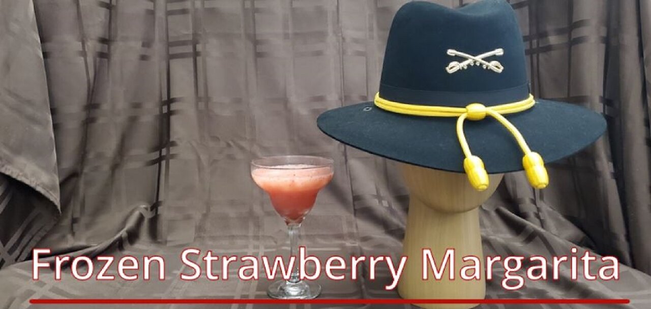 Frozen Strawberry Margarita!