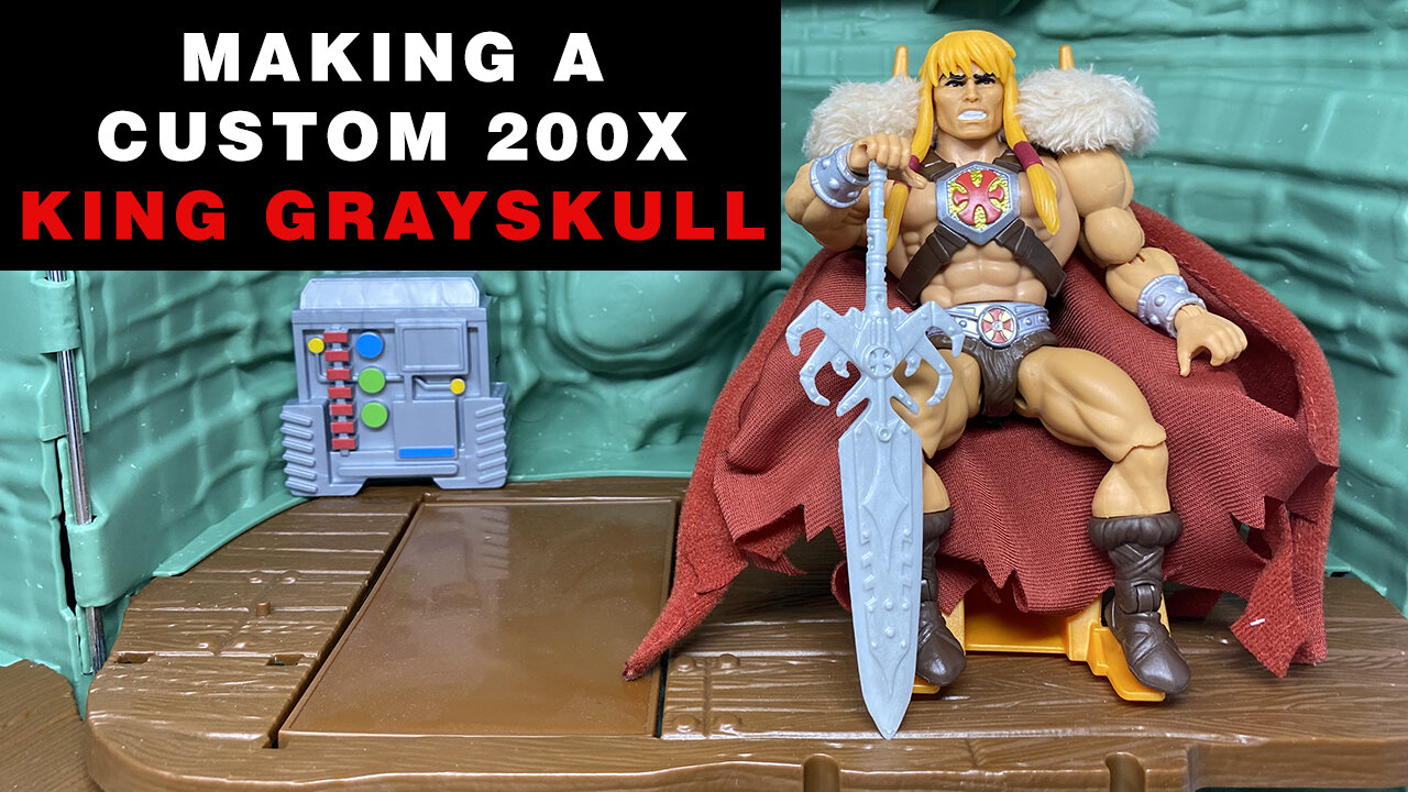 Masters of the Universe Origins Custom 200X King Grayskull