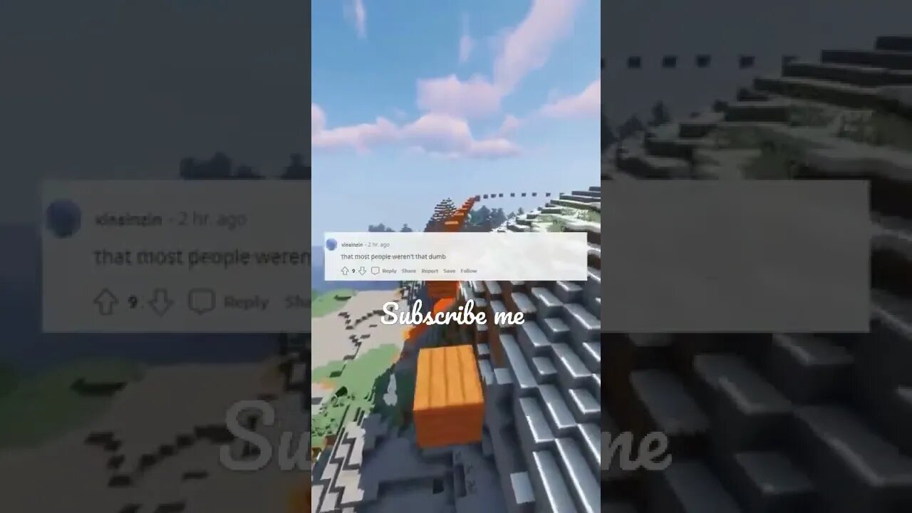 minecraft epic moment and Reddit comments #shorts #viral #minecraft #reddit #comment