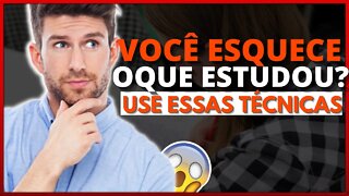 3 Técnicas SIMPLES para não Esquecer o que Estudou