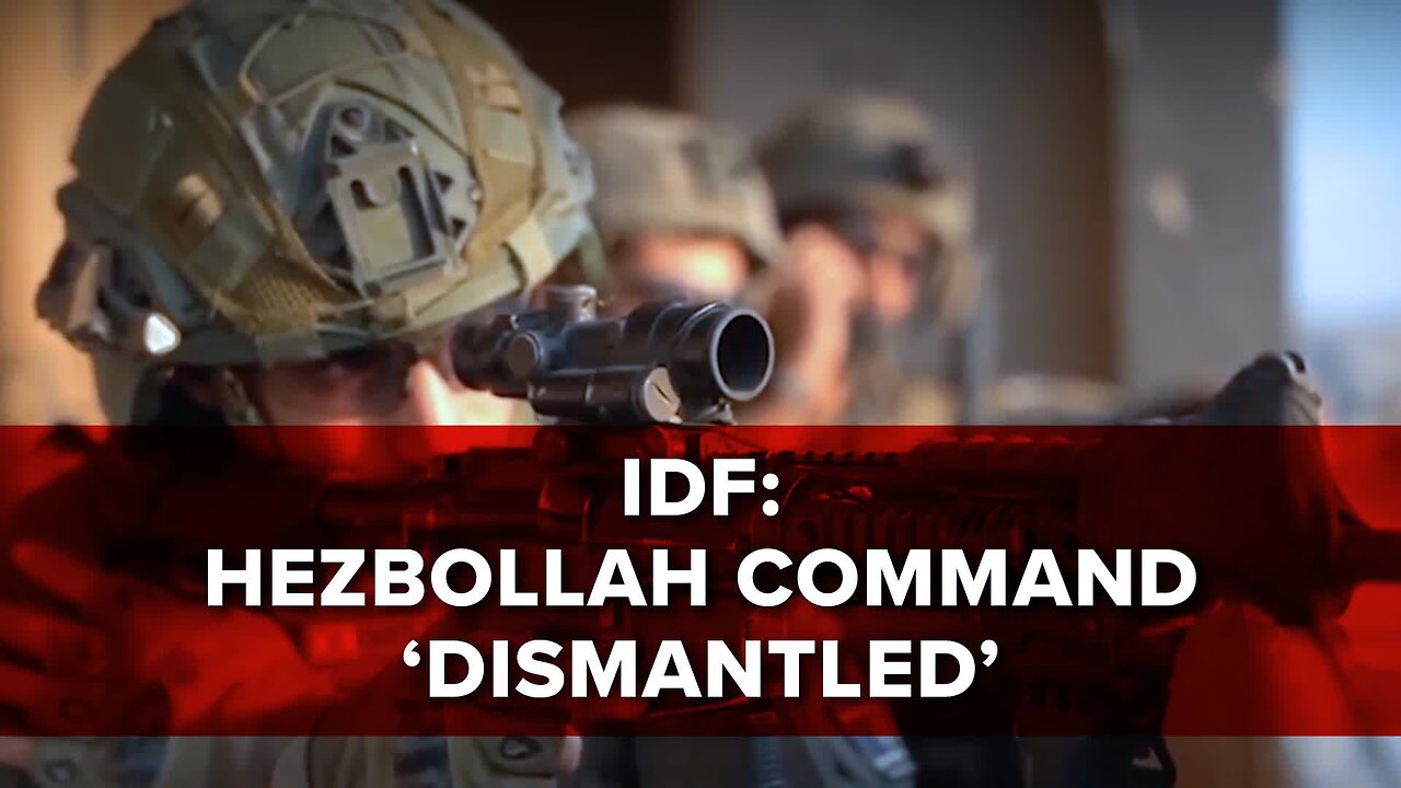 IDF Chief: ‘Hezbollah Command Dismantled’ - 10/25/24