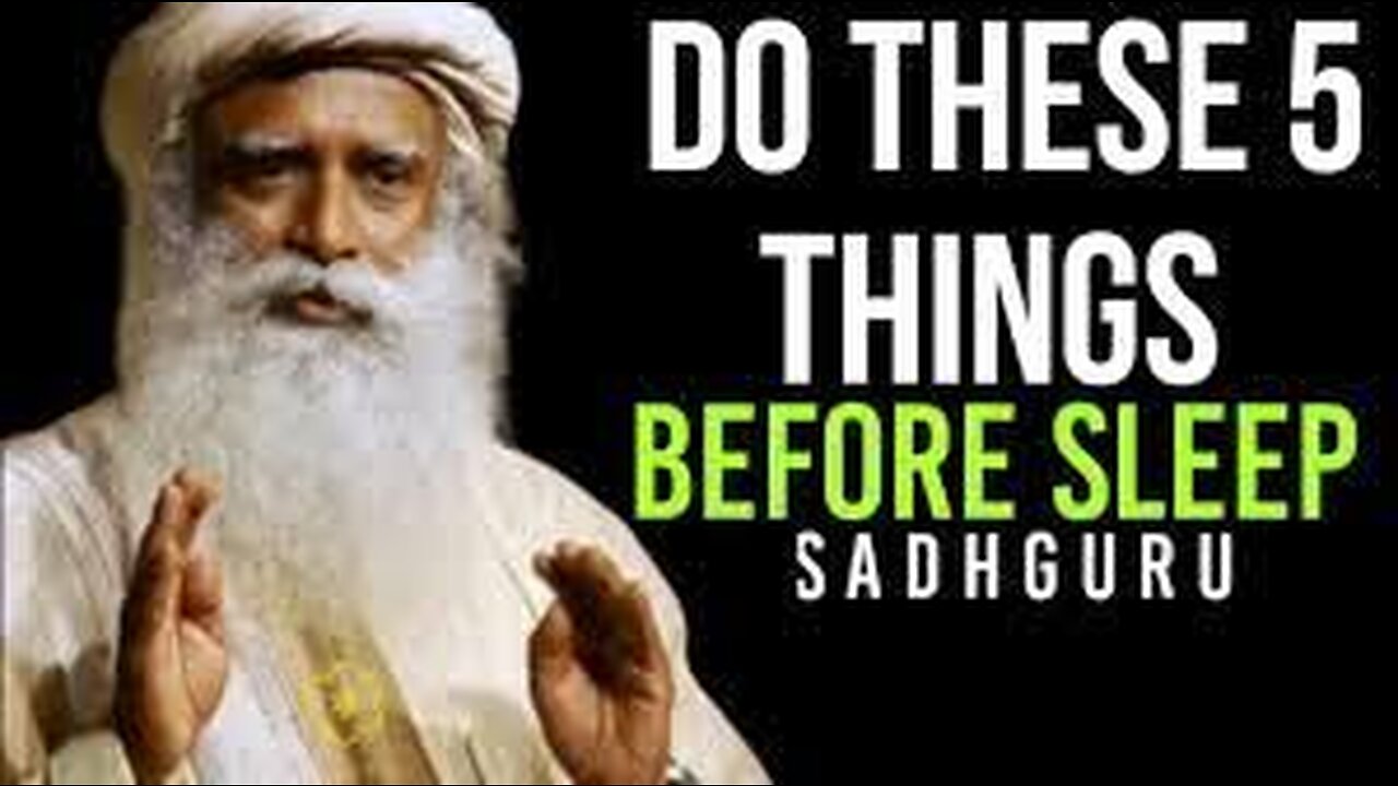Do These 5 Things Before Sleeping